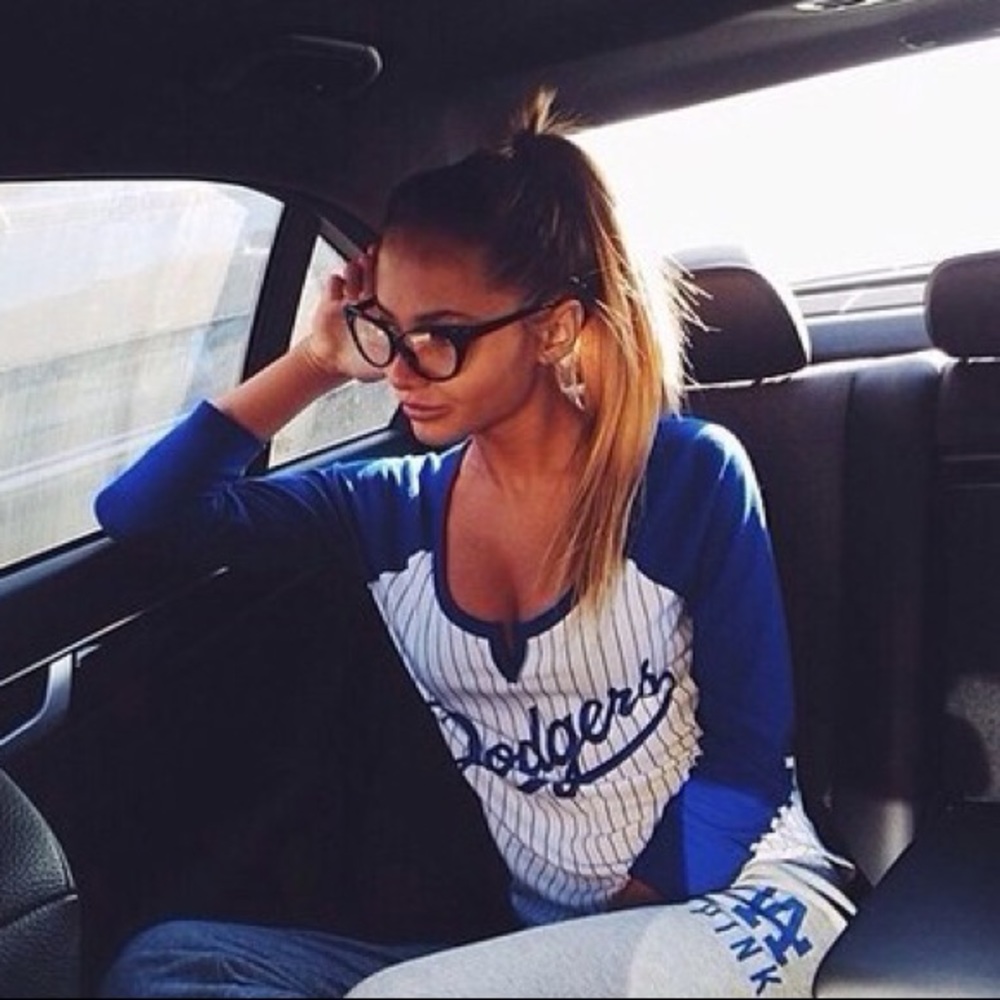 💕LA dodgers shirt💋 Victoria secret PINK
